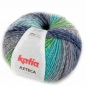 Preview: Wolle Azteca von Katia Farbe 7863 grau-gruen-blau