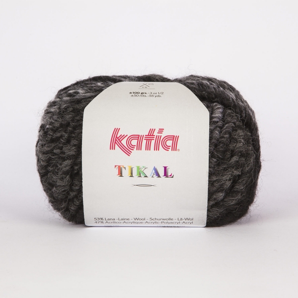 Katia Tikal Fb. 157 grau/schwarz